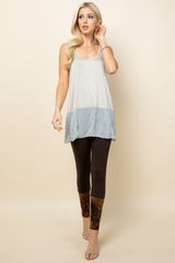 Mocha Sleeveless Layering Tunic - Full